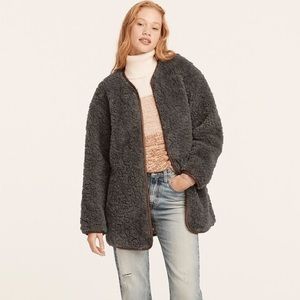 JCrew Recycled Sherpa Coat